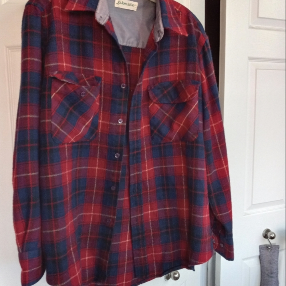 St John mens flannel shirt